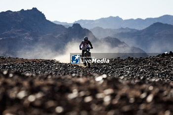 2024-01-17 - 76 LEPAN Jean-Loup (fra), DUUST Diverse Racing, KTM, Moto, FIM W2RC, action during the Stage 10 of the Dakar 2024 on January 17, 2024 around Al Ula, Saudi Arabia - DAKAR 2024 - STAGE 10 - RALLY - MOTORS