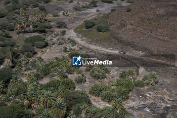 2024-01-18 - 204 SAINZ Carlos (spa), CRUZ Lucas (spa), Team Audi Sport, Audi RS Q E-Tron E2, FIA Ultimate, FIA W2RC, action during the Stage 11 of the Dakar 2024 on January 18, 2024 between Al Ula and Yanbu, Saudi Arabia - DAKAR 2024 - STAGE 11 - RALLY - MOTORS