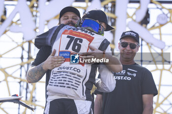 2024-01-19 - LEPAN Jean-Loup (fra), DUUST Diverse Racing, KTM, Moto, FIM W2RC, portrait during the Final Podium of the Dakar 2024 on January 19, 2024 in Yanbu, Saudi Arabia - DAKAR 2024 - FINAL PODIUM - RALLY - MOTORS