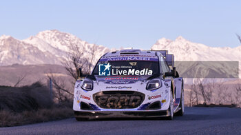 2024-01-24 - The Driver Adrien Fourmaux (Fra)and Alexandre Coria (Fra) Of Team M-Sport Ford World Rally Team Ford Puma Rally1 Hybrid,In Shakedown During Fia World Rally Championship Wrc Rallye Automobile Monte-Carlo 2024 24 January Gap France - FIA WORLD RALLY CHAMPIONSHIP WRC RALLYE AUTOMOBILE MONTE-CARLO 2024  - RALLY - MOTORS
