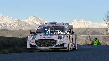 2024-01-24 - The Driver Adrien Fourmaux (Fra)and Alexandre Coria (Fra) Of Team M-Sport Ford World Rally Team Ford Puma Rally1 Hybrid,In Shakedown During Fia World Rally Championship Wrc Rallye Automobile Monte-Carlo 2024 24 January Gap France - FIA WORLD RALLY CHAMPIONSHIP WRC RALLYE AUTOMOBILE MONTE-CARLO 2024  - RALLY - MOTORS