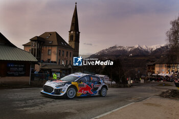 2024-01-26 - The Driver Adrien Fourmaux (Fra)and Alexandre Coria (Fra) Of Team M-Sport Ford World Rally Team Ford Puma Rally1 Hybrid,They Face Two Day Of Race ,During ,Fia World Rally Championship Wrc Rallye Automobile Monte-Carlo 2024 26 January Gap , France - FIA WORLD RALLY CHAMPIONSHIP WRC RALLYE AUTOMOBILE MONTE-CARLO 2024  - RALLY - MOTORS