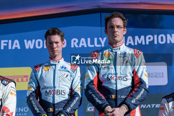 2024-01-28 - The Driver Thierry Neuville (Bel) and Martijn Wydaeghe (Bel) Of Team Hyundai Shell Mobis World Rally Team,Hyundai I20 N Rally1 Hybrid,The Final Podium Power Stage During Fia World Rally Championship Wrc Rallye Automobile Monte-Carlo 2024 28 January Gap , France - FIA WORLD RALLY CHAMPIONSHIP WRC RALLYE AUTOMOBILE MONTE-CARLO 2024  - RALLY - MOTORS