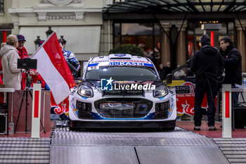 2024-01-25 - 13 MUNSTER Gregoire, LOUKA Louis, Ford Puma Rally1, action during the Rallye Automobile Monte Carlo 2024, 1st round of the 2024 WRC World Rally Car Championship, from January 25 to 28, 2024 at Monte Carlo, Monaco - AUTO - WRC - RALLYE AUTOMOBILE MONTE-CARLO 2024 - RALLY - MOTORS