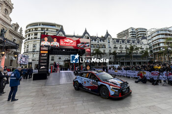 2024-01-25 - 11 NEUVILLE Thierry, WYDAEGHE Martijn, Hyundai I20 Rally1, action during the Rallye Automobile Monte Carlo 2024, 1st round of the 2024 WRC World Rally Car Championship, from January 25 to 28, 2024 at Monte Carlo, Monaco - AUTO - WRC - RALLYE AUTOMOBILE MONTE-CARLO 2024 - RALLY - MOTORS