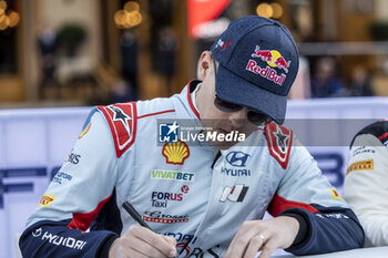 2024-01-25 - TANAK Ott, Hyundai I20 Rally1, portrait during the Rallye Automobile Monte Carlo 2024, 1st round of the 2024 WRC World Rally Car Championship, from January 25 to 28, 2024 at Monte Carlo, Monaco - AUTO - WRC - RALLYE AUTOMOBILE MONTE-CARLO 2024 - RALLY - MOTORS