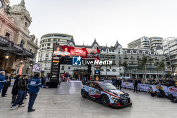2024-01-25 - 08 TANAK Ott, Jarveoja Martin, Hyundai I20 Rally1, action during the Rallye Automobile Monte Carlo 2024, 1st round of the 2024 WRC World Rally Car Championship, from January 25 to 28, 2024 at Monte Carlo, Monaco - AUTO - WRC - RALLYE AUTOMOBILE MONTE-CARLO 2024 - RALLY - MOTORS