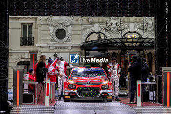 2024-01-25 - 21 Gryazin Nikolay, ALEKSANDROV Konstantin, Citroen C3 Rally2, action during the Rallye Automobile Monte Carlo 2024, 1st round of the 2024 WRC World Rally Car Championship, from January 25 to 28, 2024 at Monte Carlo, Monaco - AUTO - WRC - RALLYE AUTOMOBILE MONTE-CARLO 2024 - RALLY - MOTORS