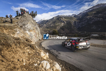 2024-01-26 - 17 OGIER Sebastien, LANDAIS Vincent, Toyota GR Yaris Rally1, action during the Rallye Automobile Monte Carlo 2024, 1st round of the 2024 WRC World Rally Car Championship, from January 25 to 28, 2024 at Monte Carlo, Monaco - AUTO - WRC - RALLYE AUTOMOBILE MONTE-CARLO 2024 - RALLY - MOTORS