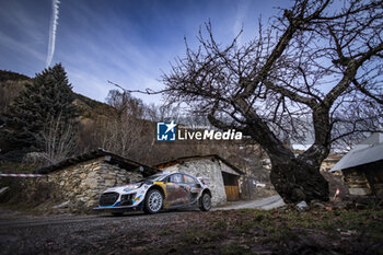 2024-01-26 - 13 MUNSTER Gregoire, LOUKA Louis, Ford Puma Rally1, action during the Rallye Automobile Monte Carlo 2024, 1st round of the 2024 WRC World Rally Car Championship, from January 25 to 28, 2024 at Monte Carlo, Monaco - AUTO - WRC - RALLYE AUTOMOBILE MONTE-CARLO 2024 - RALLY - MOTORS