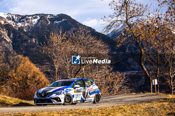 2024-01-26 - 77 CHARNAY Julien, GOMEZ Maxime, Renault Clio Rally5, action during the Rallye Automobile Monte Carlo 2024, 1st round of the 2024 WRC World Rally Car Championship, from January 25 to 28, 2024 at Monte Carlo, Monaco - AUTO - WRC - RALLYE AUTOMOBILE MONTE-CARLO 2024 - RALLY - MOTORS