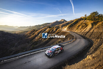 2024-01-27 - 17 OGIER Sebastien, LANDAIS Vincent, Toyota GR Yaris Rally1, action during the Rallye Automobile Monte Carlo 2024, 1st round of the 2024 WRC World Rally Car Championship, from January 25 to 28, 2024 at Monte Carlo, Monaco - AUTO - WRC - RALLYE AUTOMOBILE MONTE-CARLO 2024 - RALLY - MOTORS