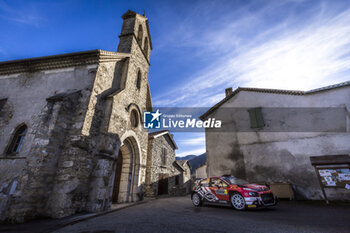 2024-01-27 - 20 ROSSEL Yohan, DUNAND Arnaud, Citroen C3 Rally2, action during the Rallye Automobile Monte Carlo 2024, 1st round of the 2024 WRC World Rally Car Championship, from January 25 to 28, 2024 at Monte Carlo, Monaco - AUTO - WRC - RALLYE AUTOMOBILE MONTE-CARLO 2024 - RALLY - MOTORS