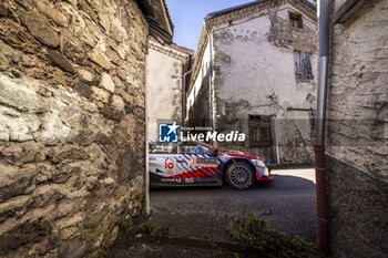 2024-01-27 - 08 TANAK Ott, Jarveoja Martin, Hyundai I20 Rally1, action during the Rallye Automobile Monte Carlo 2024, 1st round of the 2024 WRC World Rally Car Championship, from January 25 to 28, 2024 at Monte Carlo, Monaco - AUTO - WRC - RALLYE AUTOMOBILE MONTE-CARLO 2024 - RALLY - MOTORS