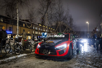 2024-02-14 - 04 LAPPI Esapekka, FERM Janne, Hyundai I20 Rally1, action during the Rally Sweden 2024, 2nd round of the 2024 WRC World Rally Car Championship, from February 15 to 18, 2024 at Umea, Sweden - AUTO - WRC - RALLY SWEDEN 2024 - RALLY - MOTORS