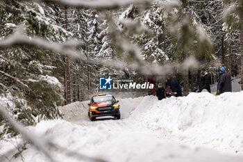 2024-02-15 - 62 Max SMART, Cameron FAIR, Fiesta Rally3, action during the Rally Sweden 2024, 2nd round of the 2024 WRC World Rally Car Championship, from February 15 to 18, 2024 at Umea, Sweden - AUTO - WRC - RALLY SWEDEN 2024 - RALLY - MOTORS