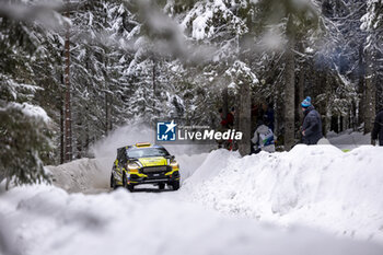 2024-02-15 - 56 Raúl HERNÁNDEZ, José MURADO, Ford Fiesta Rally3, action during the Rally Sweden 2024, 2nd round of the 2024 WRC World Rally Car Championship, from February 15 to 18, 2024 at Umea, Sweden - AUTO - WRC - RALLY SWEDEN 2024 - RALLY - MOTORS