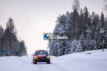 2024-02-15 - 61 José CAPARÓ, Esther GUTIÉRREZ, Fiesta Rally3, action during the Rally Sweden 2024, 2nd round of the 2024 WRC World Rally Car Championship, from February 15 to 18, 2024 at Umea, Sweden - AUTO - WRC - RALLY SWEDEN 2024 - RALLY - MOTORS