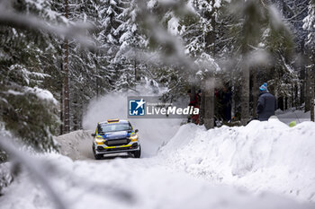 2024-02-15 - 53 Roberto BLACH, Mauro BARREIRO, Ford Fiesta Rally3, action during the Rally Sweden 2024, 2nd round of the 2024 WRC World Rally Car Championship, from February 15 to 18, 2024 at Umea, Sweden - AUTO - WRC - RALLY SWEDEN 2024 - RALLY - MOTORS