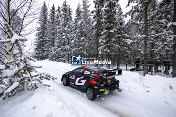 2024-02-15 - 37 BERTELLI Lorenzo, SCATTOLIN Simone, Toyota GR Yaris Rally1, action during the Rally Sweden 2024, 2nd round of the 2024 WRC World Rally Car Championship, from February 15 to 18, 2024 at Umea, Sweden - AUTO - WRC - RALLY SWEDEN 2024 - RALLY - MOTORS