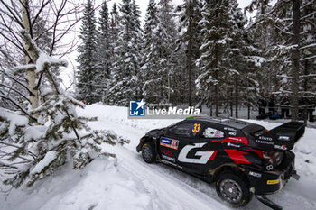 2024-02-15 - 33 EVANS Elfyn, MARTIN Scott, Toyota GR Yaris Rally1, action during the Rally Sweden 2024, 2nd round of the 2024 WRC World Rally Car Championship, from February 15 to 18, 2024 at Umea, Sweden - AUTO - WRC - RALLY SWEDEN 2024 - RALLY - MOTORS