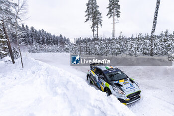 2024-02-15 - 30 CREIGHTON William, REGAN Liam, Ford Fiesta Mk II Rally2,action during the Rally Sweden 2024, 2nd round of the 2024 WRC World Rally Car Championship, from February 15 to 18, 2024 at Umea, Sweden - AUTO - WRC - RALLY SWEDEN 2024 - RALLY - MOTORS