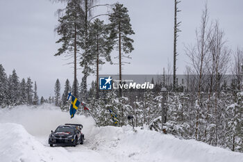 2024-02-15 - 18 KATSUTA Takamoto, JOHNSTON Aaron, Toyota GR Yaris Rally1, action during the Rally Sweden 2024, 2nd round of the 2024 WRC World Rally Car Championship, from February 15 to 18, 2024 at Umea, Sweden - AUTO - WRC - RALLY SWEDEN 2024 - RALLY - MOTORS