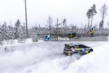 2024-02-15 - 30 CREIGHTON William, REGAN Liam, Ford Fiesta Mk II Rally2,action during the Rally Sweden 2024, 2nd round of the 2024 WRC World Rally Car Championship, from February 15 to 18, 2024 at Umea, Sweden - AUTO - WRC - RALLY SWEDEN 2024 - RALLY - MOTORS