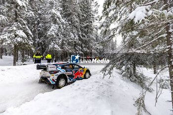 2024-02-15 - 16 FOURMAUX Adrien, CORIA Alexandre, Ford Puma Rally1, action during the Rally Sweden 2024, 2nd round of the 2024 WRC World Rally Car Championship, from February 15 to 18, 2024 at Umea, Sweden - AUTO - WRC - RALLY SWEDEN 2024 - RALLY - MOTORS