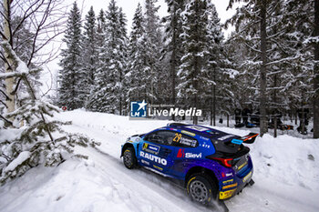 2024-02-15 - 29 KORHONEN Roope, VIINIKKA Anssi, Toyota Yaris Rally2, action during the Rally Sweden 2024, 2nd round of the 2024 WRC World Rally Car Championship, from February 15 to 18, 2024 at Umea, Sweden - AUTO - WRC - RALLY SWEDEN 2024 - RALLY - MOTORS