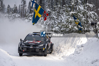 2024-02-15 - 69 ROVANPERA Kalle, HALTTUNEN Jonne, Toyota GR Yaris Rally1, action during the Rally Sweden 2024, 2nd round of the 2024 WRC World Rally Car Championship, from February 15 to 18, 2024 at Umea, Sweden - AUTO - WRC - RALLY SWEDEN 2024 - RALLY - MOTORS
