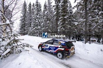 2024-02-15 - 27 ZALDIVAR Fabrizio, DER OHHANESIAN Marcelo, Skoda Fabia RS Rally2, action during the Rally Sweden 2024, 2nd round of the 2024 WRC World Rally Car Championship, from February 15 to 18, 2024 at Umea, Sweden - AUTO - WRC - RALLY SWEDEN 2024 - RALLY - MOTORS