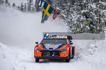 2024-02-15 - 04 LAPPI Esapekka, FERM Janne, Hyundai I20 Rally1, action during the Rally Sweden 2024, 2nd round of the 2024 WRC World Rally Car Championship, from February 15 to 18, 2024 at Umea, Sweden - AUTO - WRC - RALLY SWEDEN 2024 - RALLY - MOTORS