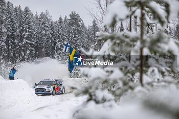 2024-02-15 - 16 FOURMAUX Adrien, CORIA Alexandre, Ford Puma Rally1, action during the Rally Sweden 2024, 2nd round of the 2024 WRC World Rally Car Championship, from February 15 to 18, 2024 at Umea, Sweden - AUTO - WRC - RALLY SWEDEN 2024 - RALLY - MOTORS