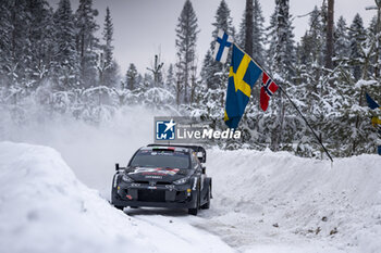 2024-02-15 - 37 BERTELLI Lorenzo, SCATTOLIN Simone, Toyota GR Yaris Rally1, action during the Rally Sweden 2024, 2nd round of the 2024 WRC World Rally Car Championship, from February 15 to 18, 2024 at Umea, Sweden - AUTO - WRC - RALLY SWEDEN 2024 - RALLY - MOTORS