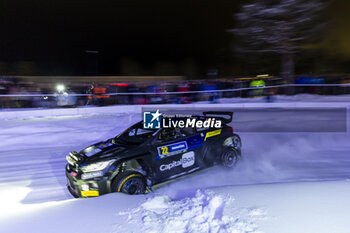 2024-02-15 - 22 PAJARI Sami, MALKONEN Enni, Toyota Yaris Rally2, action during the Rally Sweden 2024, 2nd round of the 2024 WRC World Rally Car Championship, from February 15 to 18, 2024 at Umea, Sweden - AUTO - WRC - RALLY SWEDEN 2024 - RALLY - MOTORS