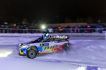 2024-02-15 - 31 SOLANS Jan, SANJUAN Rodrigo, Toyota Yaris Rally2, action during the Rally Sweden 2024, 2nd round of the 2024 WRC World Rally Car Championship, from February 15 to 18, 2024 at Umea, Sweden - AUTO - WRC - RALLY SWEDEN 2024 - RALLY - MOTORS