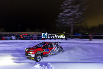 2024-02-15 - 20 Gryazin Nikolay, ALEKSANDROV Konstantin, Citroen C3 Rally2, action during the Rally Sweden 2024, 2nd round of the 2024 WRC World Rally Car Championship, from February 15 to 18, 2024 at Umea, Sweden - AUTO - WRC - RALLY SWEDEN 2024 - RALLY - MOTORS