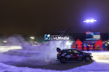 2024-02-15 - 33 EVANS Elfyn, MARTIN Scott, Toyota GR Yaris Rally1, action during the Rally Sweden 2024, 2nd round of the 2024 WRC World Rally Car Championship, from February 15 to 18, 2024 at Umea, Sweden - AUTO - WRC - RALLY SWEDEN 2024 - RALLY - MOTORS