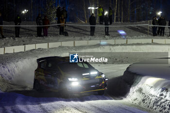 2024-02-15 - 54 Tom RENSONNET, Loïc DUMONT, Ford Fiesta Rally3, action during the Rally Sweden 2024, 2nd round of the 2024 WRC World Rally Car Championship, from February 15 to 18, 2024 at Umea, Sweden - AUTO - WRC - RALLY SWEDEN 2024 - RALLY - MOTORS