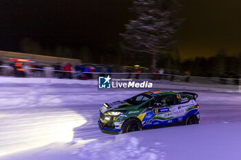 2024-02-15 - 49 Eamonn KELLY, Conor MOHAN, Ford Fiesta Rally3, action during the Rally Sweden 2024, 2nd round of the 2024 WRC World Rally Car Championship, from February 15 to 18, 2024 at Umea, Sweden - AUTO - WRC - RALLY SWEDEN 2024 - RALLY - MOTORS