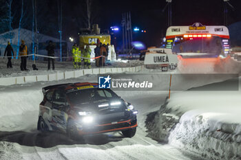 2024-02-15 - 60 Gerardo ROSSELOT, Marcelo BRIZIO,Ford Fiesta Rally3, action during the Rally Sweden 2024, 2nd round of the 2024 WRC World Rally Car Championship, from February 15 to 18, 2024 at Umea, Sweden - AUTO - WRC - RALLY SWEDEN 2024 - RALLY - MOTORS