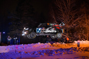 2024-02-15 - The Driver Elfyn Evans (Gb) and Scott Martin (Gb) Of Team Toyota Gazoo Racing Wrt, Toyota Gr Yaris Rally1 Hybrid,They Face In Ss1 During Fia World Rally Championship Wrc Rally Sweden 2024 15 February , Umea Sweden - FIA WORLD RALLY CHAMPIONSHIP WRC RALLY SWEDEN 2024 - RALLY - MOTORS