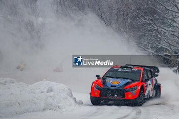 2024-02-16 - The Driver Esapekka Lappi (Fin) and Janne Ferm (Fin) Of Hyundai Shell Mobis World Rally Team, Hyundaii20 N Rally1 Hybrid,They Face One Of Race ,During Fia World Rally Championship Wrc Rally Sweden 2024 16 February , Umea Sweden - FIA WORLD RALLY CHAMPIONSHIP WRC RALLY SWEDEN 2024 - RALLY - MOTORS