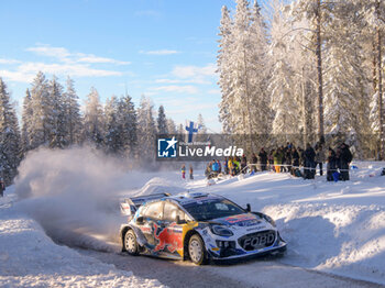 2024-02-17 - Driver Gregoire Munster And Louis Louka Of Team M-Sport Ford World Rally Team Ford Puma Rally1 Hybrid,They Face Day Two Of The Race,During Fia World Rally Championship Wrc Rally Sweden 2024 17 February , Umea Sweden - FIA WORLD RALLY CHAMPIONSHIP WRC RALLY SWEDEN 2024 - RALLY - MOTORS