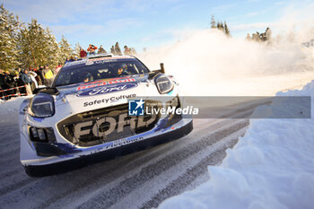 2024-02-17 - The Driver Adrien Fourmaux (Fra)And Alexandre Coria (Fra) Of Team M-Sport Ford World Rally Team Ford Puma Rally1 Hybrid,They Face Day Two Of The Race,During Fia World Rally Championship Wrc Rally Sweden 2024 17 February , Umea Sweden - FIA WORLD RALLY CHAMPIONSHIP WRC RALLY SWEDEN 2024 - RALLY - MOTORS
