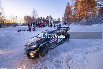 2024-02-18 - Drive Kalle Rovanpera And Co-Driver Jonne Halttunen Of The Team Toyota Gazoo Racing Wrt Are Driving The Toyota Gr Yaris Rally1 Hybrid ,They Face Third Day Of The Race,Compete During Fia World Rally Championship Wrc Rally Sweden 2024 18 February , Umea Sweden - FIA WORLD RALLY CHAMPIONSHIP WRC RALLY SWEDEN 2024  - RALLY - MOTORS