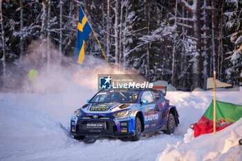2024-02-18 - Drive Roope Korhonen And Co-Driver Anssi Viinikka,Toyota Gr Yaris,They Face Third Day Of The Race,Compete During Fia World Rally Championship Wrc Rally Sweden 2024 18 February , Umea Sweden - FIA WORLD RALLY CHAMPIONSHIP WRC RALLY SWEDEN 2024  - RALLY - MOTORS