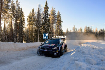 2024-02-18 - Drive Kalle Rovanpera And Co-Driver Jonne Halttunen Of The Team Toyota Gazoo Racing Wrt Are Driving The Toyota Gr Yaris Rally1 Hybrid ,They Face Third Day Of The Race,Compete During Fia World Rally Championship Wrc Rally Sweden 2024 18 February , Umea Sweden - FIA WORLD RALLY CHAMPIONSHIP WRC RALLY SWEDEN 2024  - RALLY - MOTORS