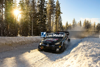 2024-02-18 - Drive Lorenzo Bertelli and Co-Driver Simone Scattolinin , Of The Team Toyota Gazoo Racing Wrt, Toyota Gr Yaris Rally1 Hybrid,They Face Third Day Of The Race,Compete During Fia World Rally Championship Wrc Rally Sweden 2024 18 February , Umea Sweden - FIA WORLD RALLY CHAMPIONSHIP WRC RALLY SWEDEN 2024  - RALLY - MOTORS